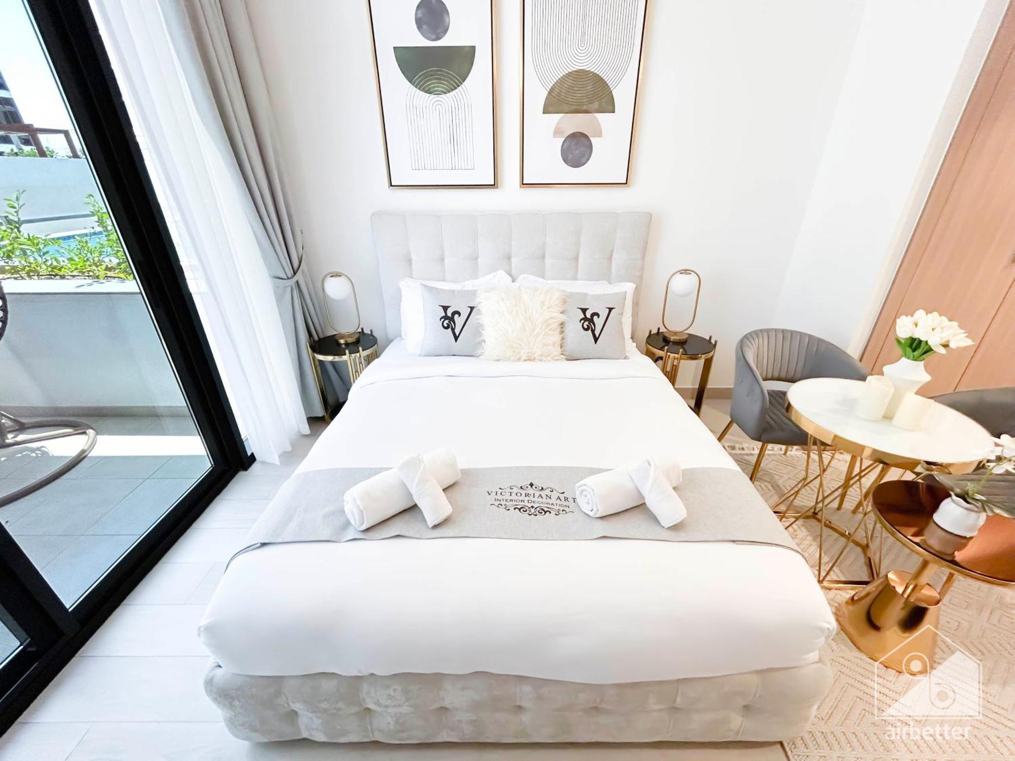 Charming Studio With Balcony In Azizi Riviera Dubai Exterior photo