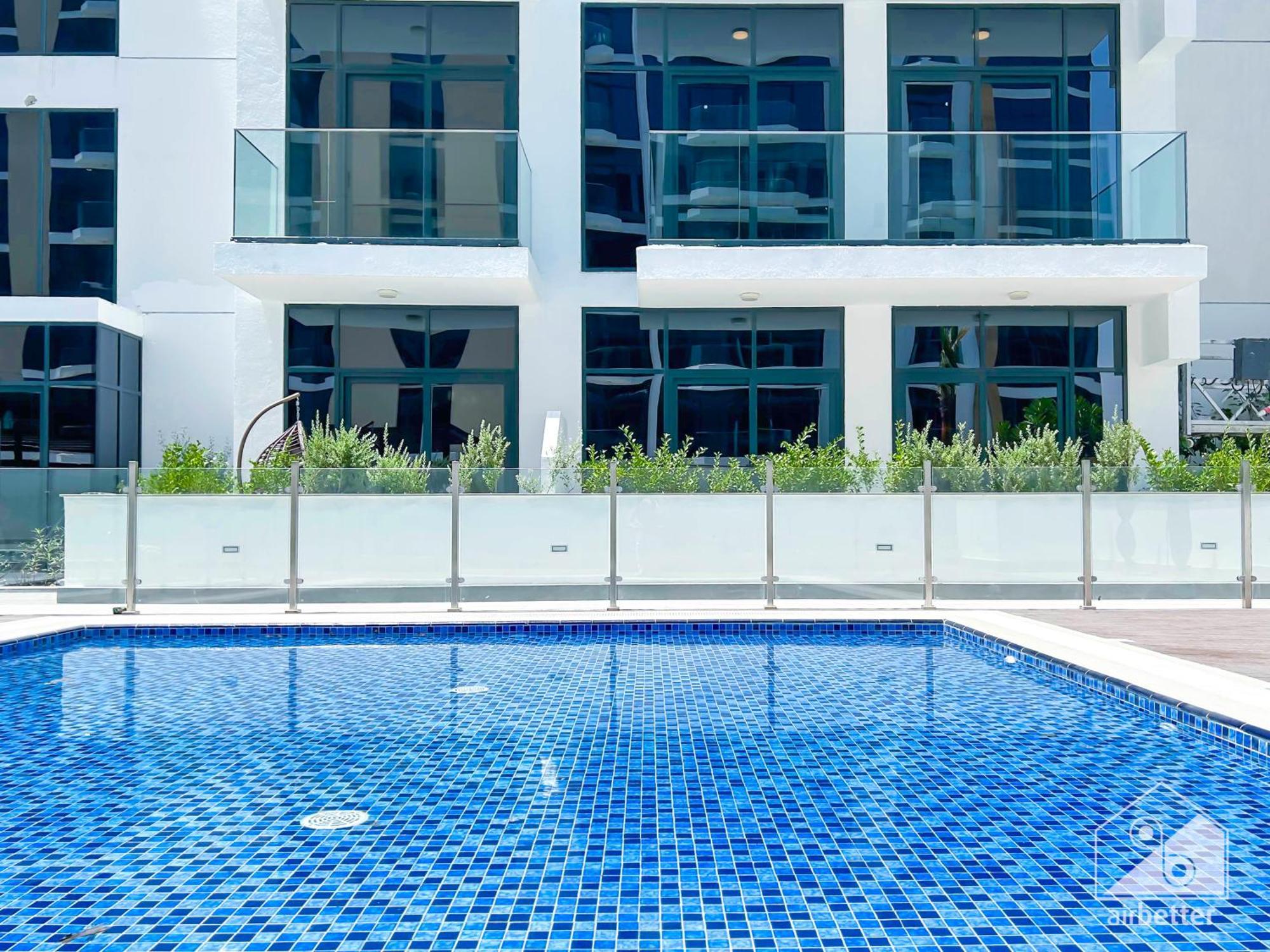 Charming Studio With Balcony In Azizi Riviera Dubai Exterior photo